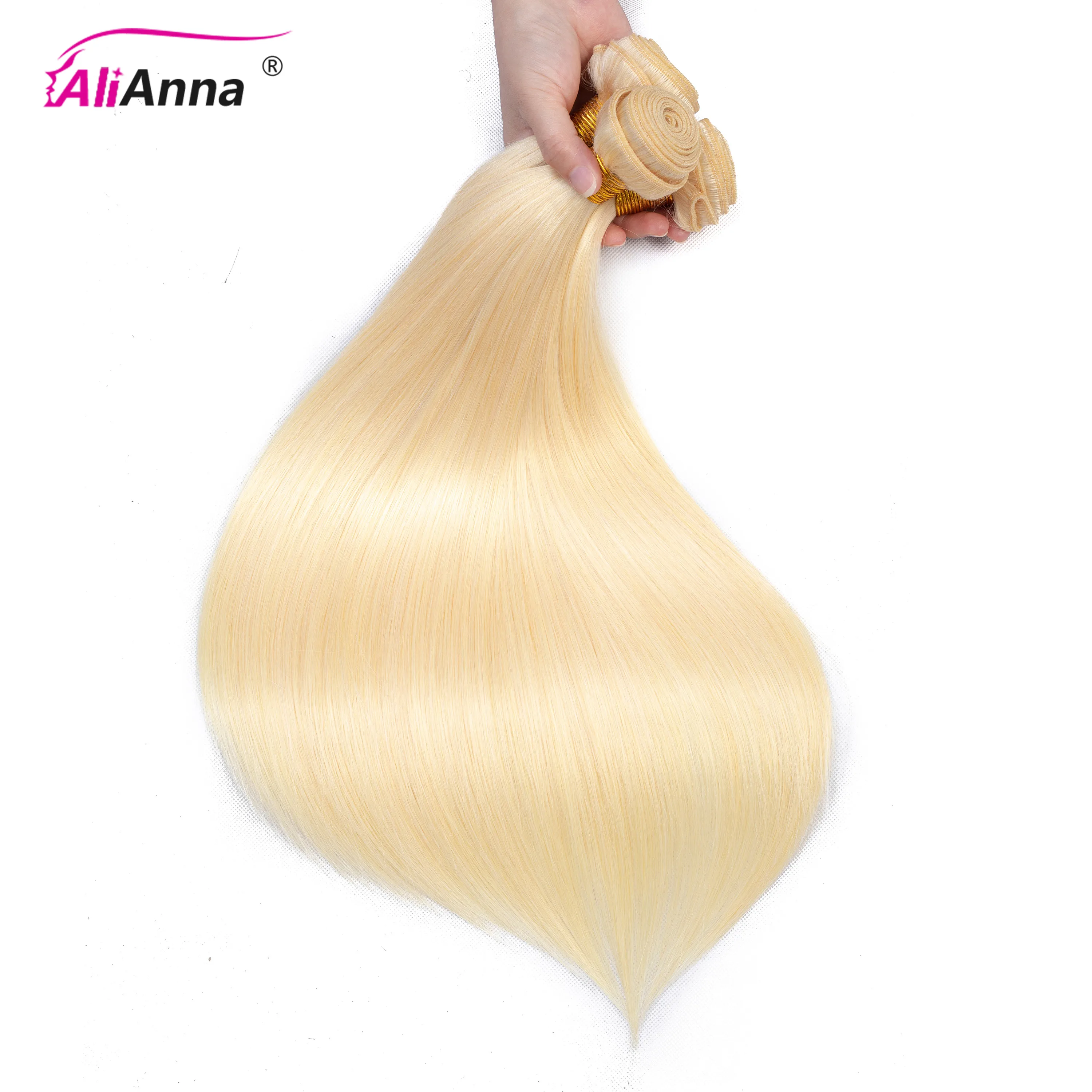 Brasilianische Haarwebart Bundles Honig Blonde Bundles Remy Menschenhaar Verlängerung Gerade Haar Bundles 30 zoll 613 Bundles Haar