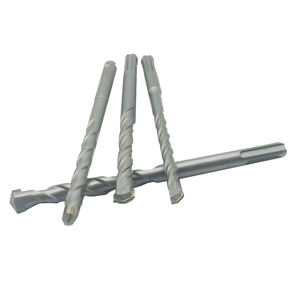 4-12มม.Dril เจาะคอนกรีต Bit คู่ SDS Plus สล็อต Masonry Hammer เครื่องมือความเร็วสูงสีขาวเหล็ก