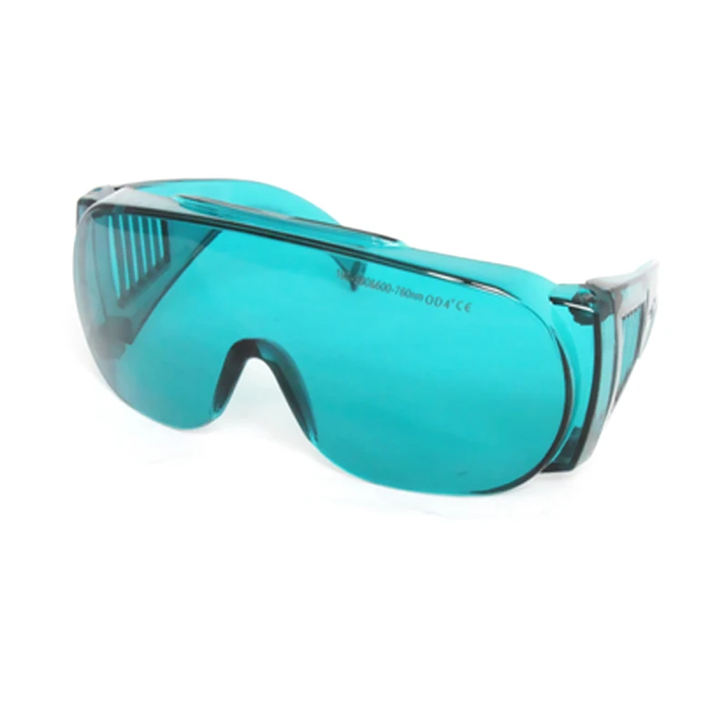 Laser Protective Glasses 190-380nm  600-760nm OD4+ EP-2-6 Wide-Spectrum Continuous Absorption Protective Glasses