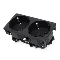 European PDU UPS 2way EU Extension AC Power Desktop Socket Italy Industry Embedded Wall Electrical Panel Receptacle Outlet 16A