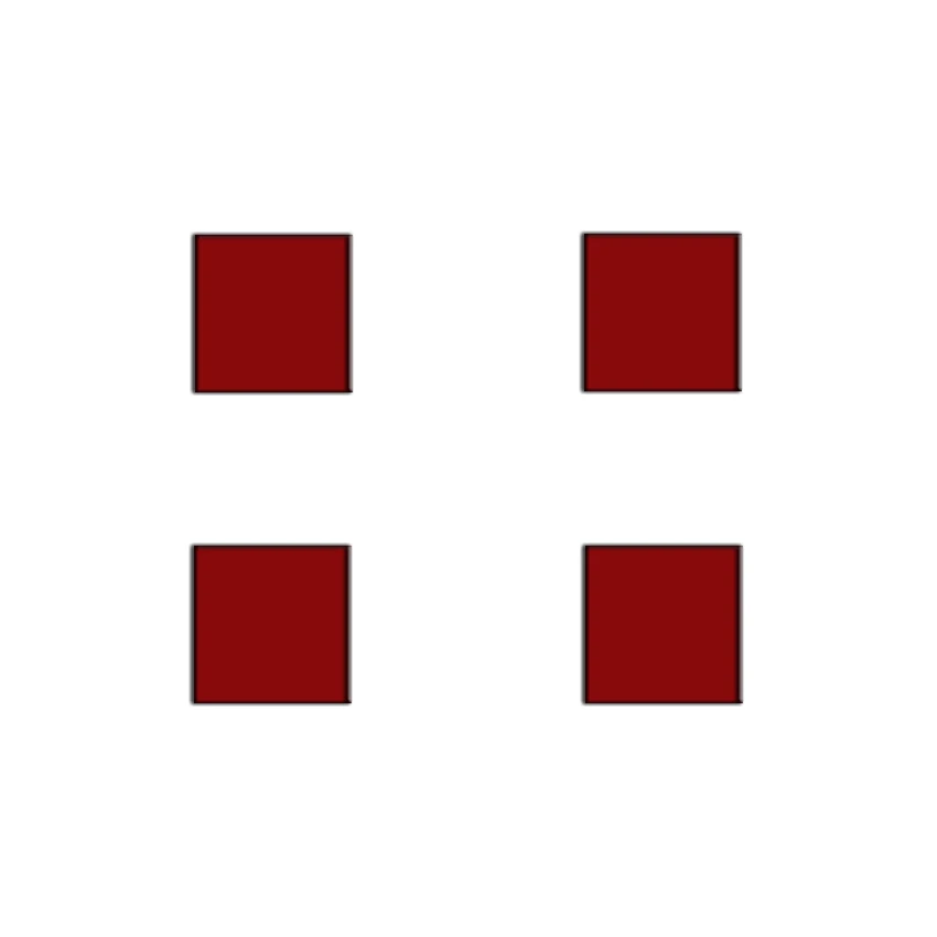 

4Pcs HB630 Red Filter, Transparent Red, Pass Through before Cut Off 12*12*1.5mm