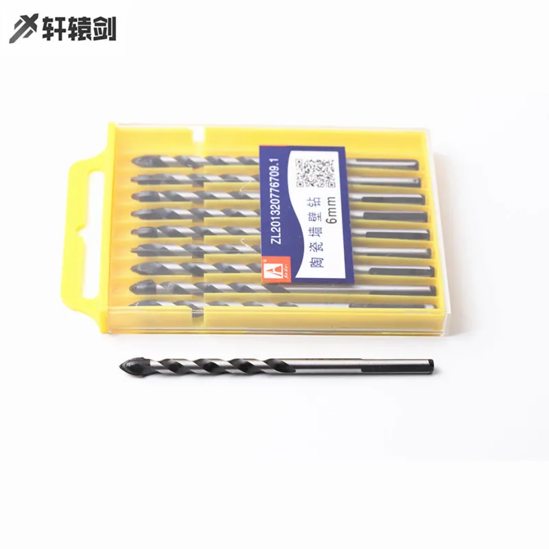 10PCS 6Mm เซรามิคสว่านต่างๆเจาะ Bits สำหรับอิฐผนังใช้สำหรับกระเบื้องเซรามิกเจาะหินอ่อนเครื่องมือเครื่องประดับ