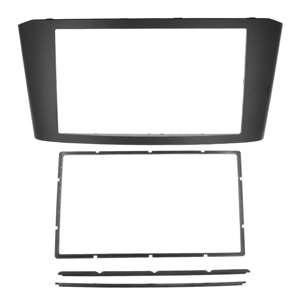 2 Din DVD Frame Stereo Panel Fascia For Toyota Avensis 2008 Radio Facia Dash Mounting Installation Trim Kit Bezel