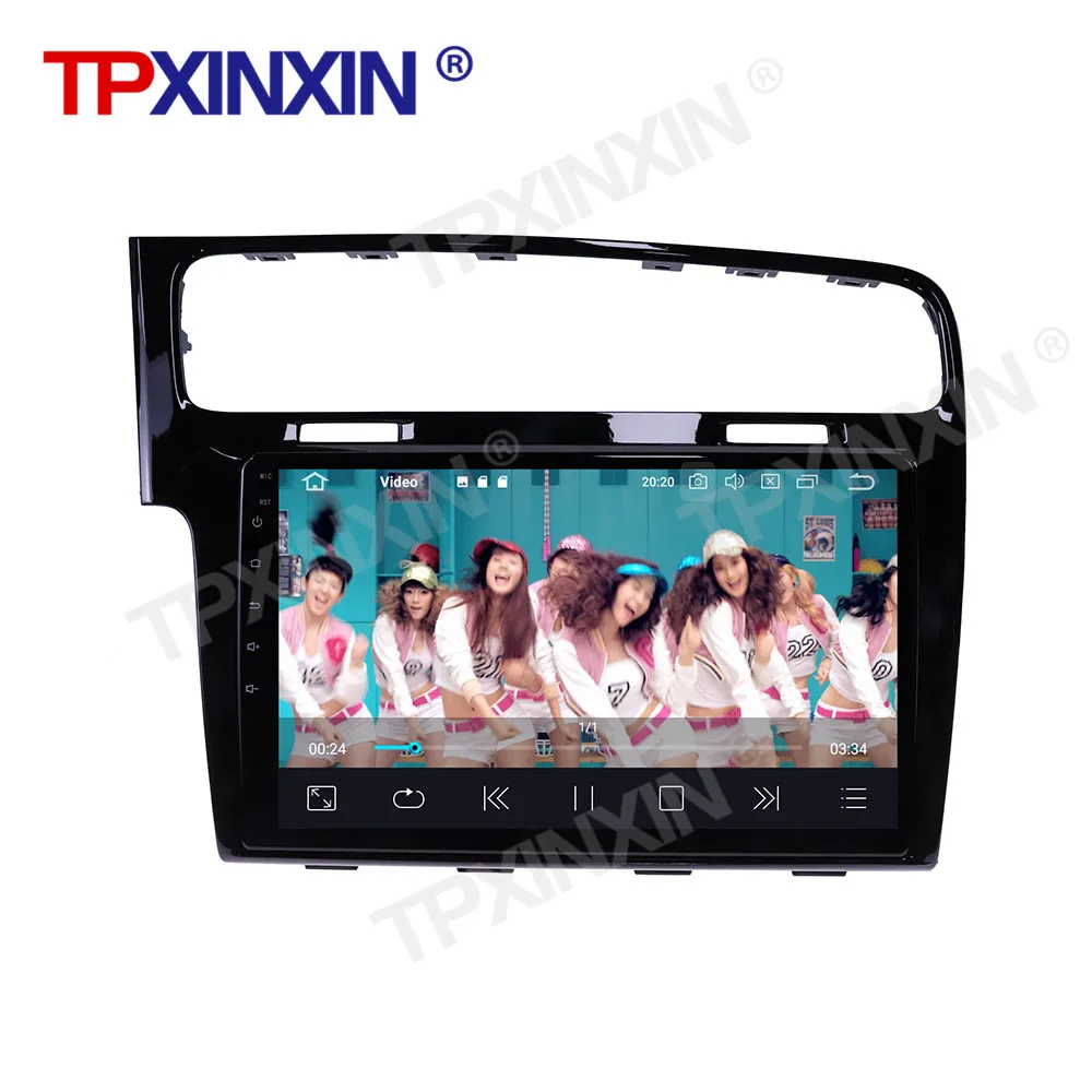 Android10 PX6 DSP is Suitable for Volkswagen Golf 2014 - 2018 GPS Navigation Car Radio Video Stereo Multi-function CarPlay Host