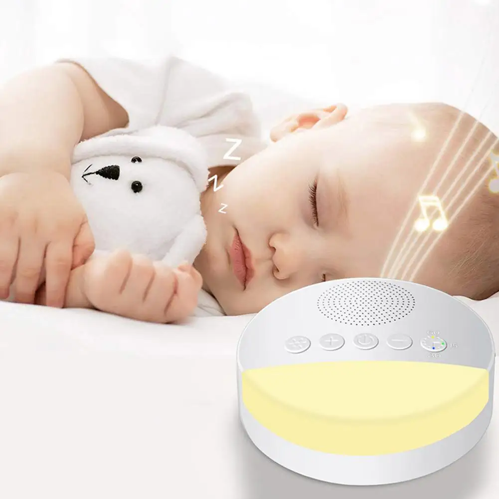 Instrumento de proteção para dormir de bebê, máquina de som com ruído branco, escritório doméstico, bebê e viagem, instrumento portátil para dormir