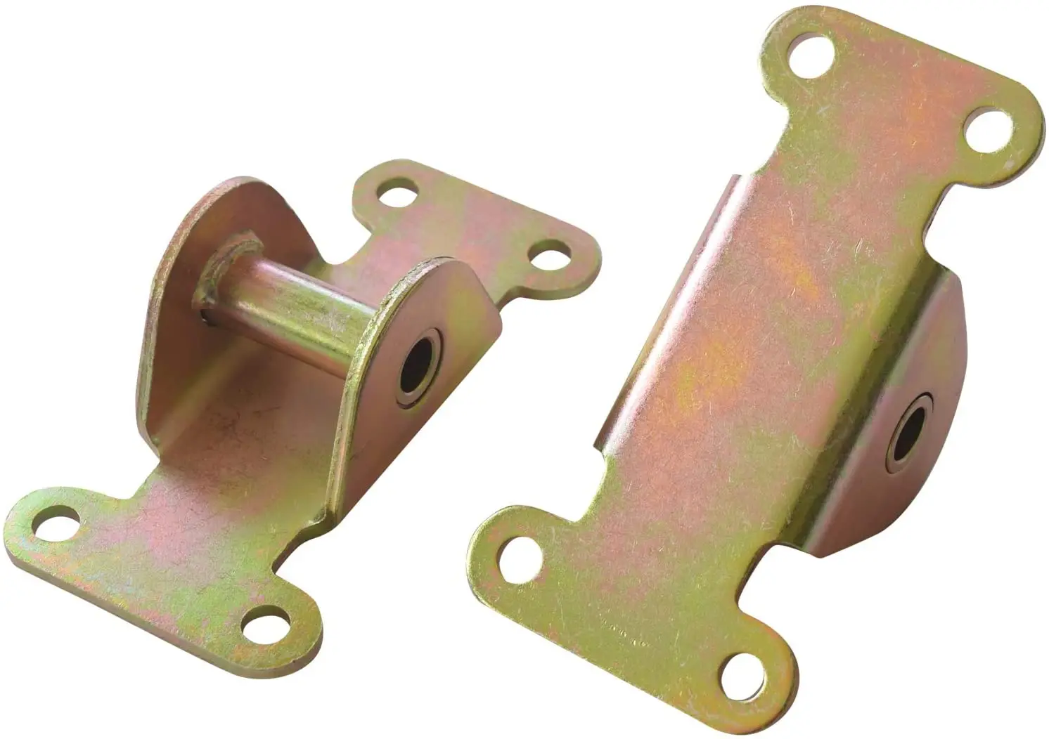 2pcs Compatible with Solid Motor Engine Mounts SBC For Chevy Frame Mount Rat Rod Hot Rod Street stock