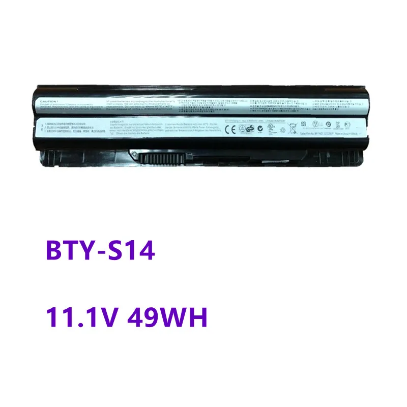 BTY-S14 노트북 BTY-S14 S15 MSI CR41 CR650 CX61 CX650 CX70 FR400 FR600 FR610 FR62 BTY-S14 11.1V 49WH