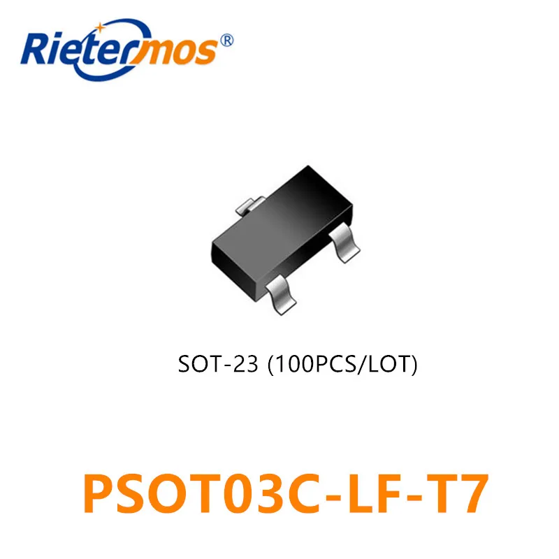 100 Uds. PSOT03C-LF-T7 PSOT03C SOT-23, hecho en China