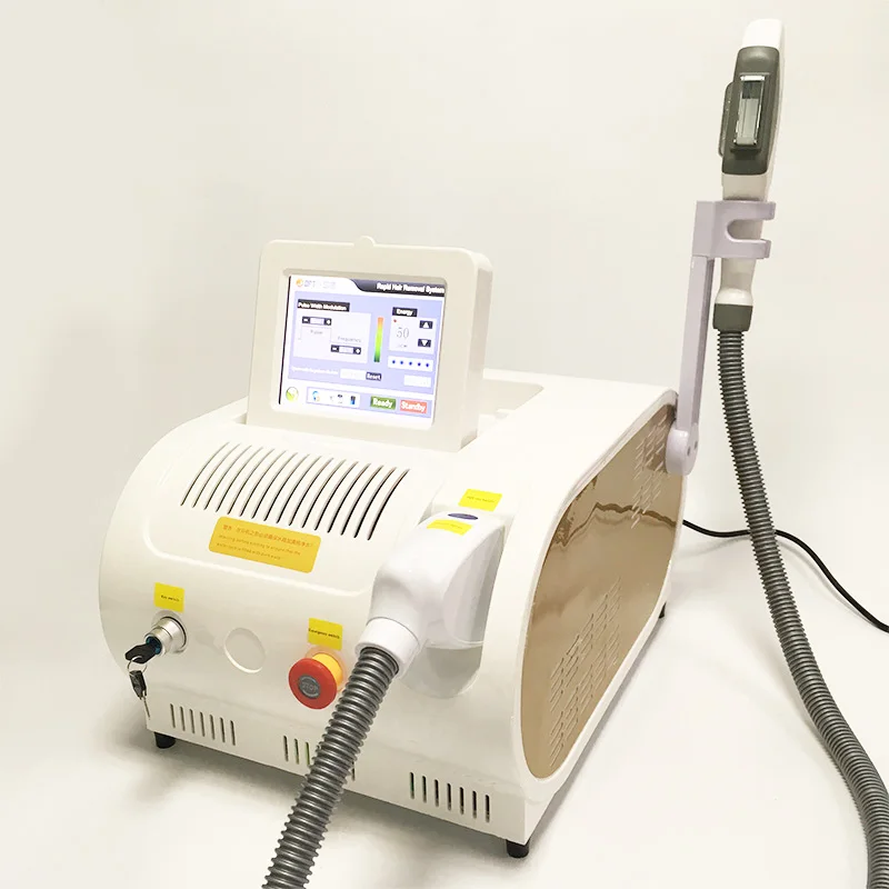 Economical portable IPL Elight hair removal and skin whitening 640nm, 530nm, 480nm three-wavelength machine