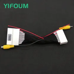 YIFOUM 40Pin Original Video Input Switch Reverse Camera RCA Adapter Cable For Nissan New Sylphy Classic Sylphy 2018 2019