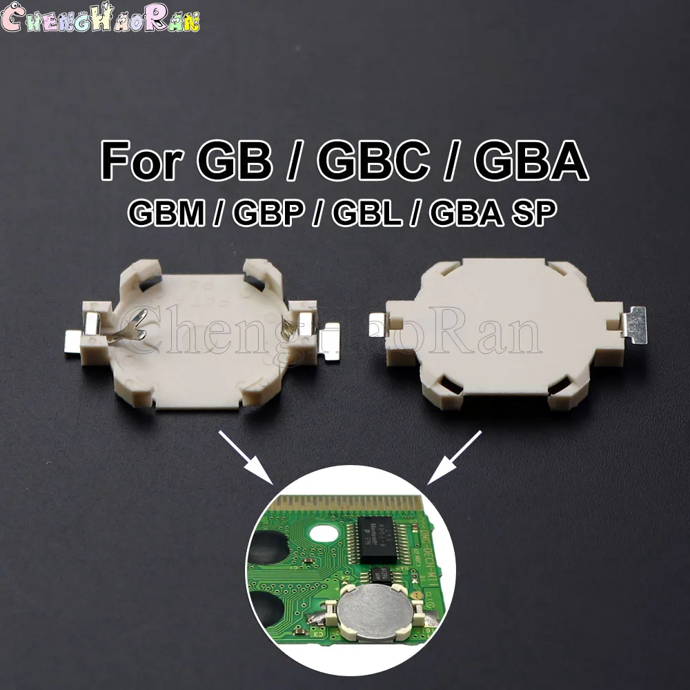 CR1616 Battery Holder for Nintendo Gameboy Color Advance SP POCKET LIGHT GB GBC GBA GBM GBP GBL GBASP