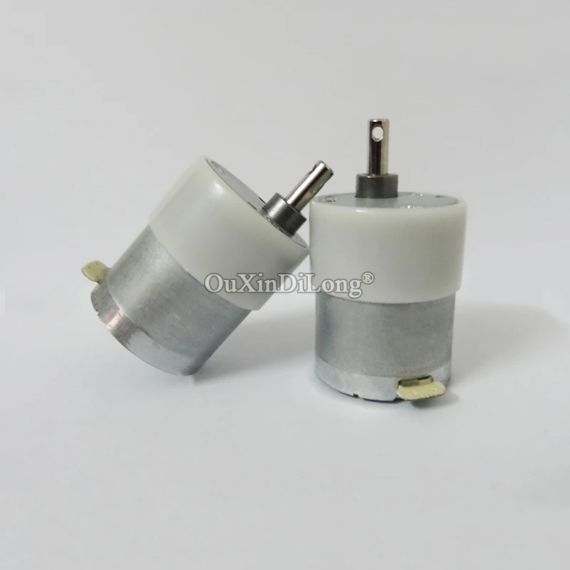 Brand New 2 Pieces 35ZYL002 9V 110RPM DC Gear Motor Universal Motors Round Shaft Currency-counting Machine Mini Motors