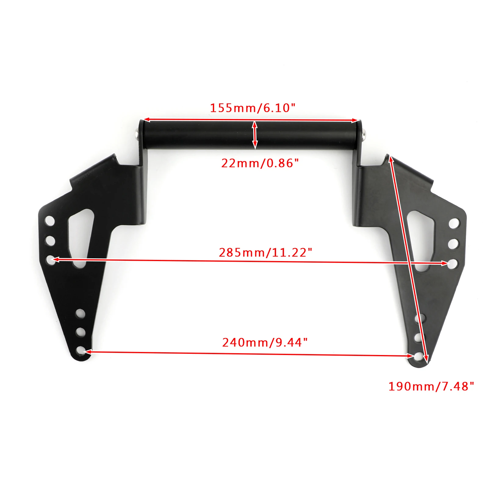 Artudatech DL650 XT V Strom Motorcycle Navigation Phone Mount Bracket for Suzuki Vstrom DL 650 2017 2018 2019 Accessories