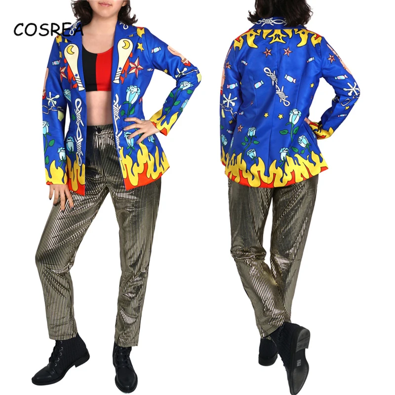 

Birds of Prey Cosplay Costume Suit Coat Pants Underwear Outfit Jackets Halloween Party Women Disfraz