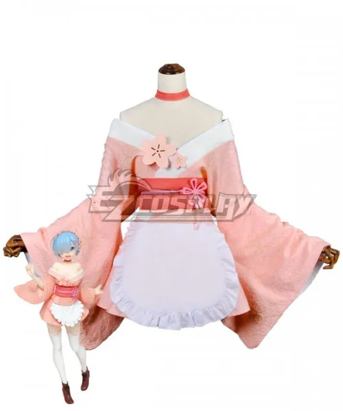 

Re: Life In A Different World From Zero Sakura Rem Kimono Dress Girls Halloween Party Adult Suit Cosplay Costume E001