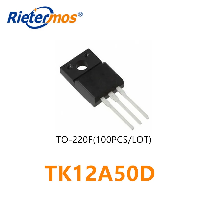 

100PCS N-CHANNEL TK12A50D TK12A50 12A50D TO220F