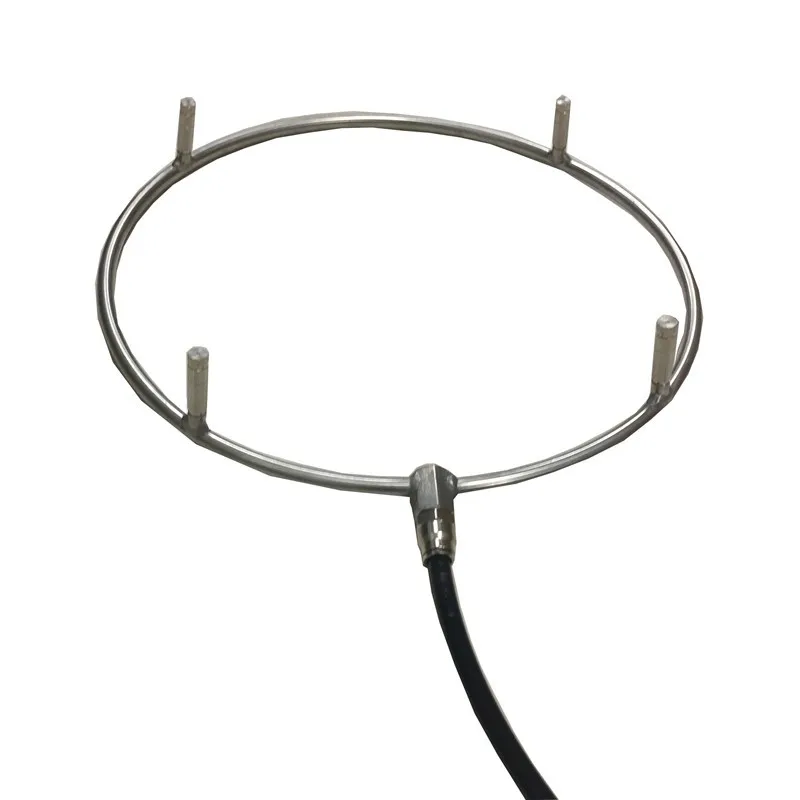 Diameter 14'' Stainless Steel Misting Ring For Fogging Fan For High Pressure Misting System With 4 Nozzles Seats 3/16''