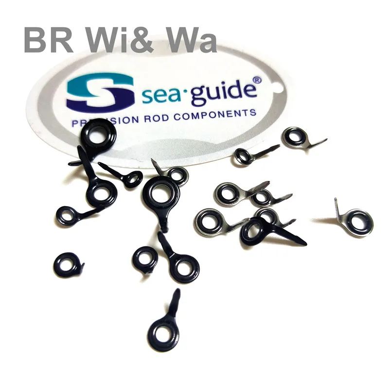 

BR Wi & Wa High quality Sea Guide One leg small guide 10pcs/bag Repair fishing rod guide