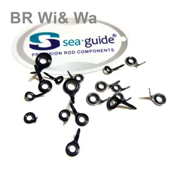 BR Wi & Wa  High quality Sea Guide One leg small guide  10pcs/bag Repair fishing rod guide