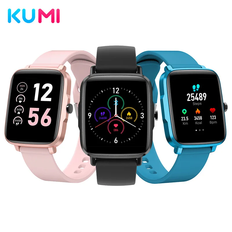 KUMI KU1s Đồng Hồ Thông Minh Thể Thao Áp Dụng Android Apple Nhịp Tim Nhiệt Độ Cơ Thể Theo Dõi Giấc Ngủ Vòng Tay