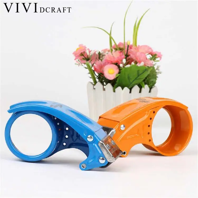 Vividcraft Adhesive Tape Dispenser Sealing Machine Tape Mini Hand-held Machine Dispenser Supplies Office Washi Metal F5V7