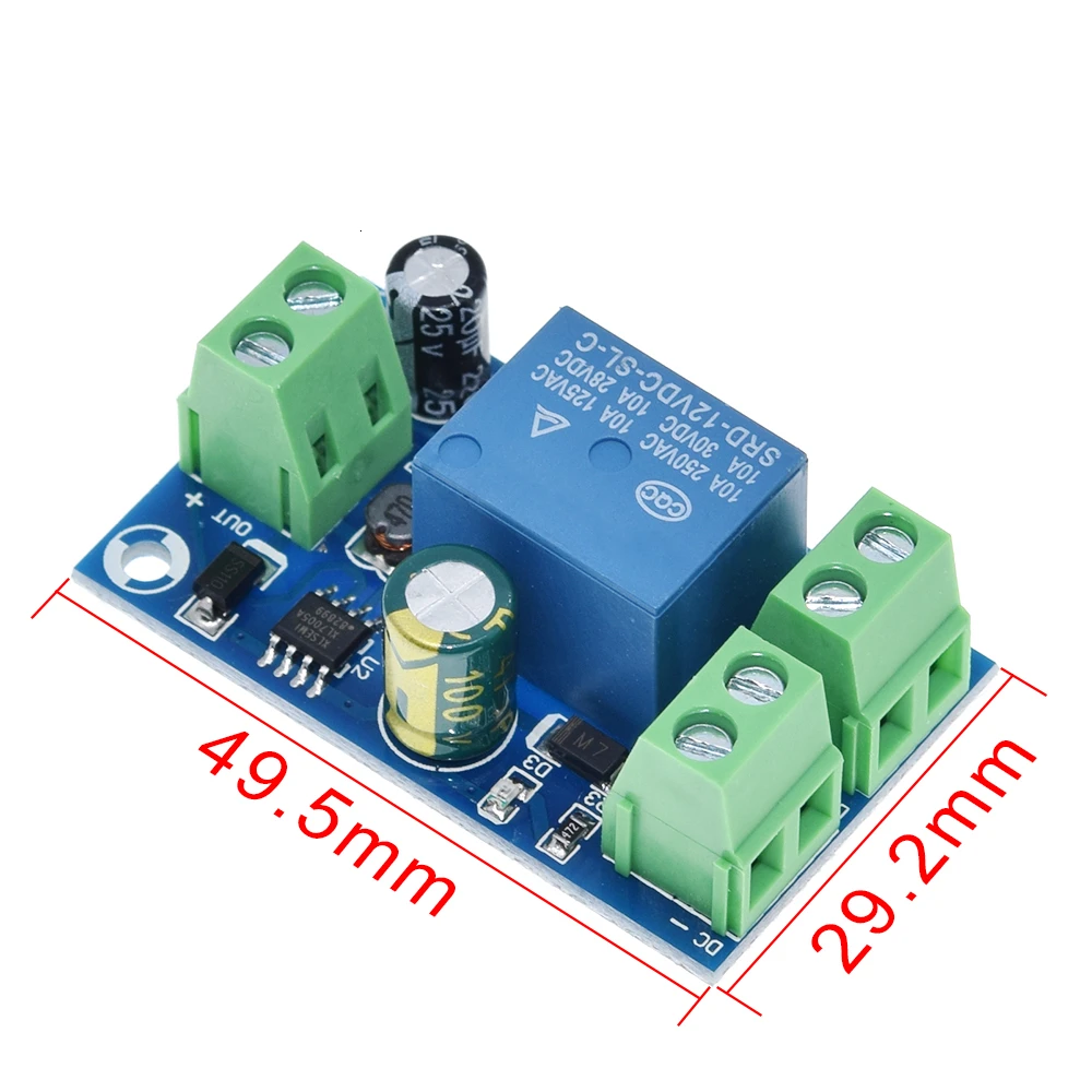 Power-OFF-Schutzmodul, automatisches Umschaltmodul, USV-Notstromversorgung, Batterie-Stromversorgung, 12V bis 48V, Steuerplatine – Detail 8