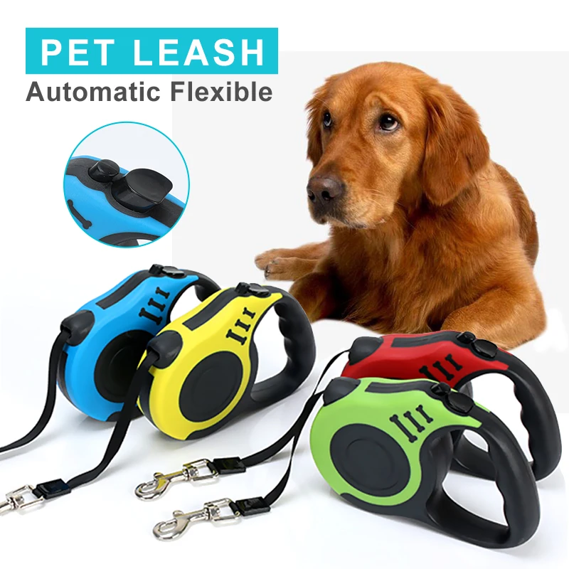 

Durable Dog Leashes Automatic Flexible Retractable Walking Running Pet Leads For Small Dogs Traction Rope Belt Pet Supplies