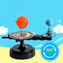 Solar System Model Diy Globe Earth Sun Moon Orbital Planetarium Educational For Kid Teaching Aids Astronomy Science Kit Teaching