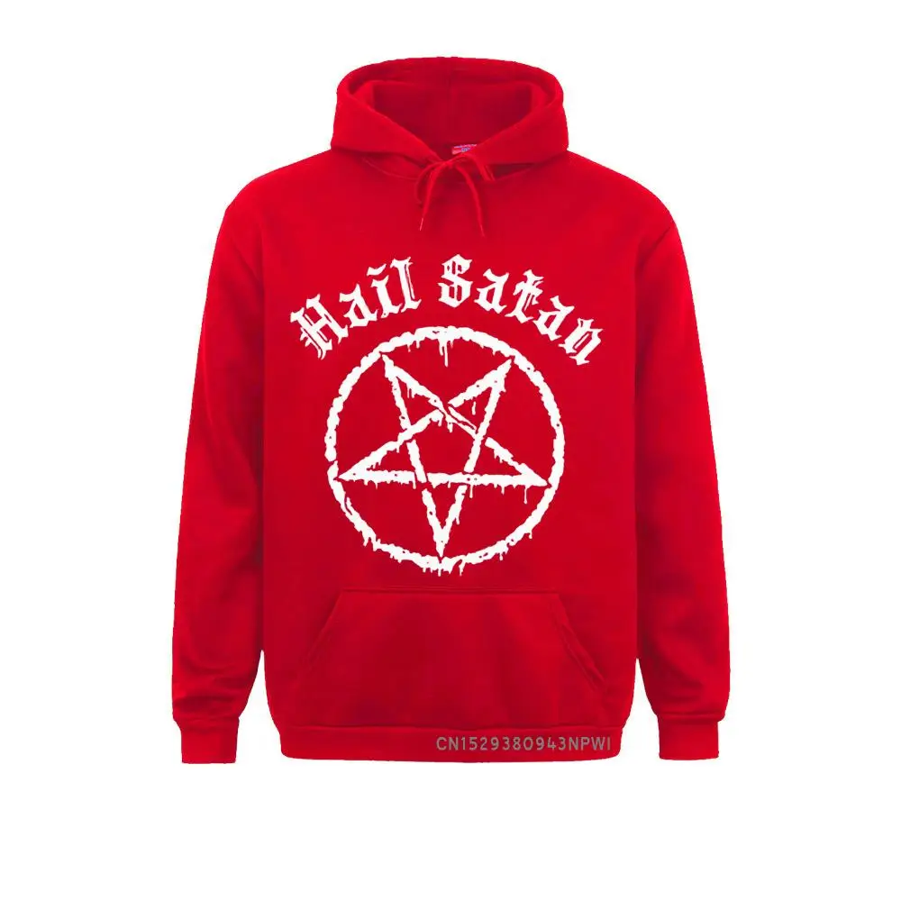 Hail Satan Hoodie Pentagram Rock Goth Unholy Satanic Punk Emo Alternative Gift Top Fashion Streetwear Pullover Homme