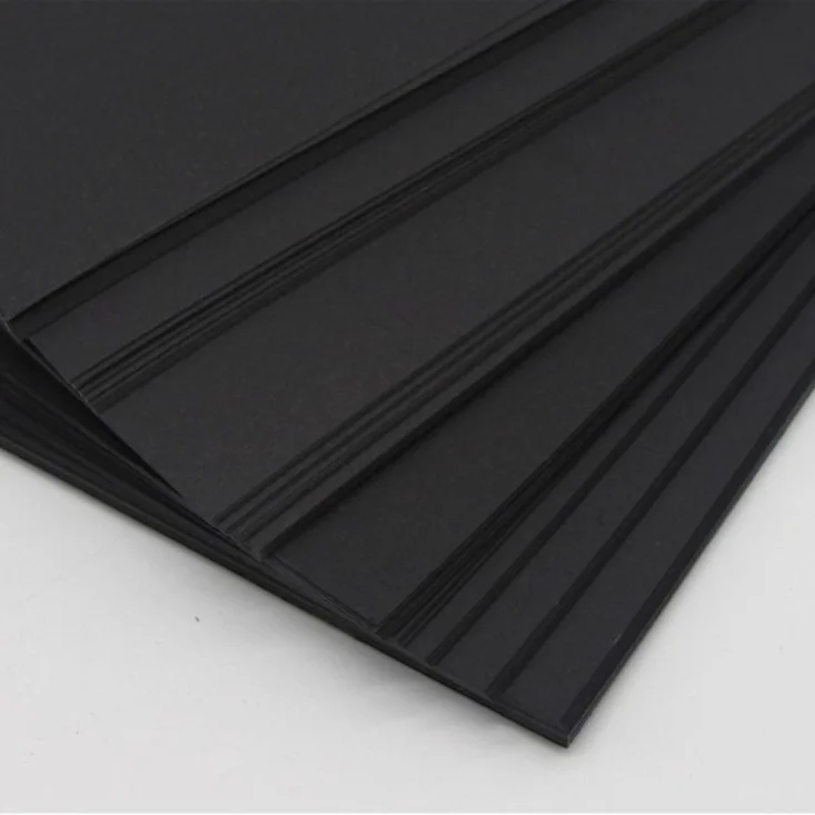 A3 A4 Black Paper Cards Thick White Cardboard Sketching DIY Craft Business Card Making Printing Cardboard 80g-450g