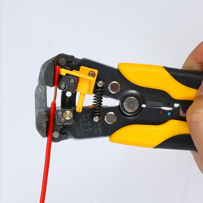 Wire Stripper Clamp Adjustable Stripping Length Wire Cable Cutting Multi-Functional Stripping Terminal 0.2-6mm Tool
