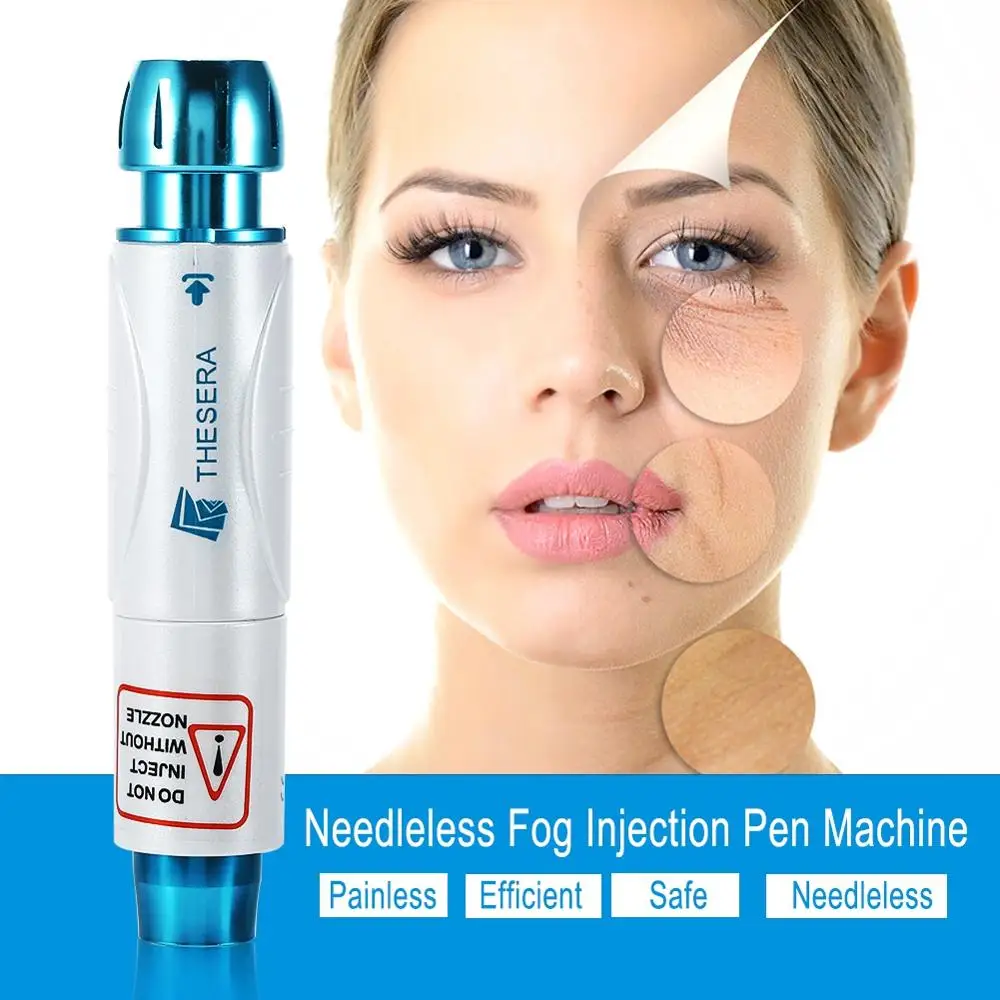 Professional Injection Pen Set Needle-free Atomization Wrinkle Anti-Aging Beauty Skin Rejuvenation Hyaluronic Acid Micro Syringe