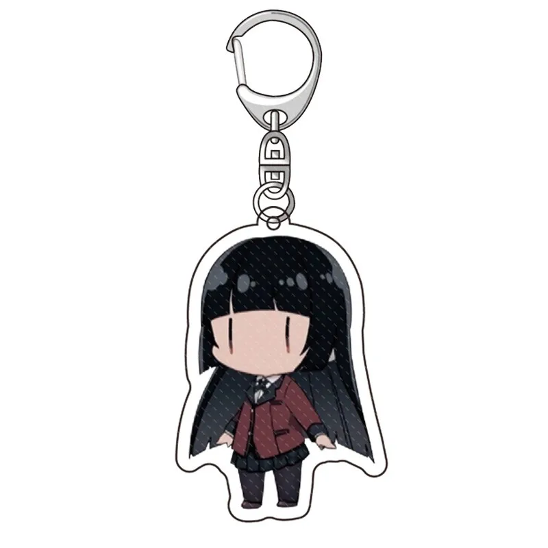 Jabami Yumeko Meari Saotome Ryōta Suzui Key Chains Two-sided Keychain Cosplay Acrylic Pendant Keyring Prop