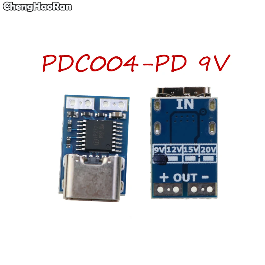 ChengHaoRan-Decoding module pdc004-pd ip2721, pd23.0 to DC, trigger extension qc4, charger 9V, 12V, 15V, 20V, type C