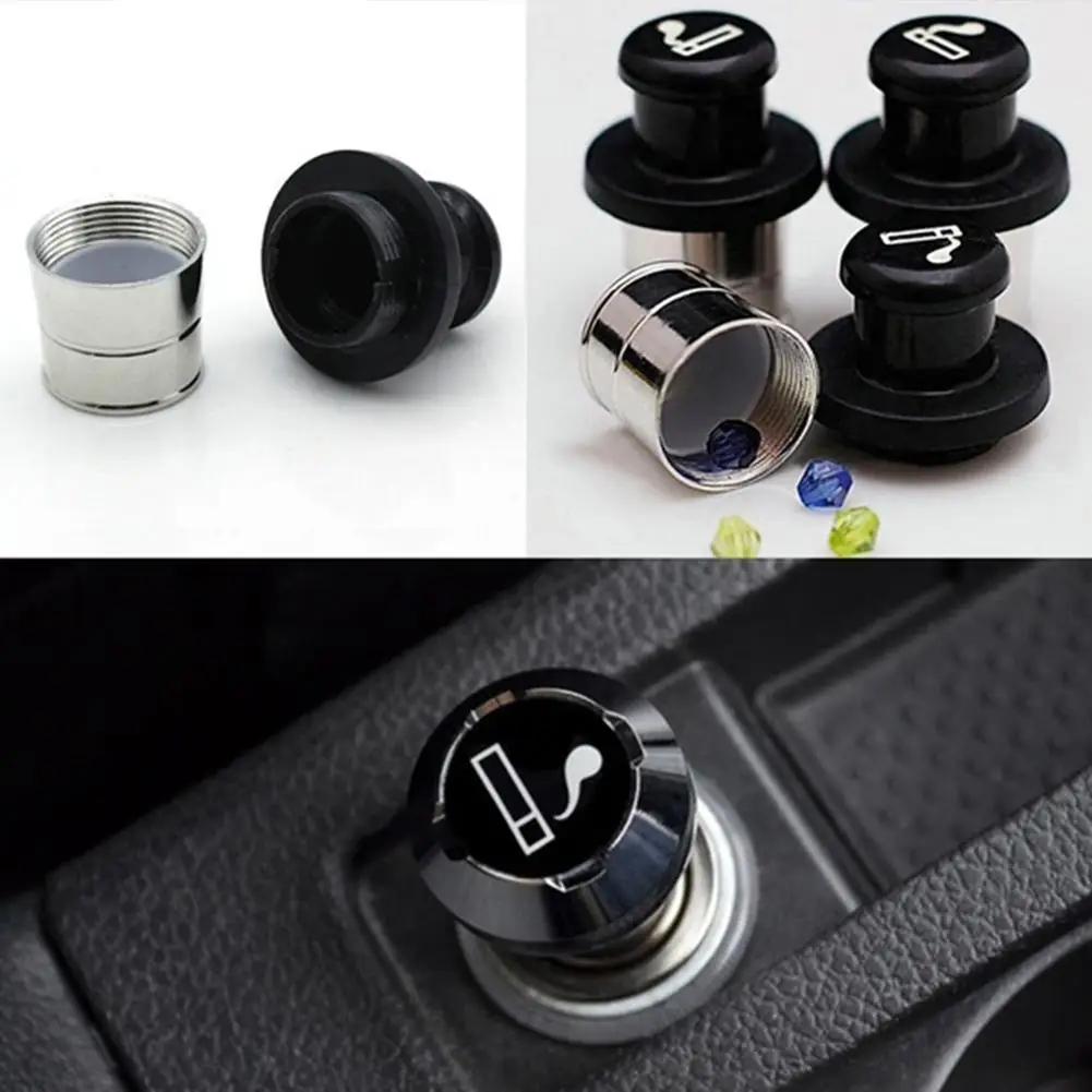 Car Cigarette Lighter Secret Stash Hide Disguise Safe Storage Hidden Compartment Box Hollow Smoking Accessories Container H4W3