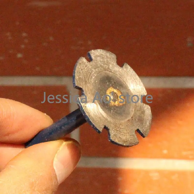 6pcs 20-40mm diamante sinterizzato circolare lame a forma di fiore disco da taglio a secco agata pietra granito lama da taglio utensile elettrico