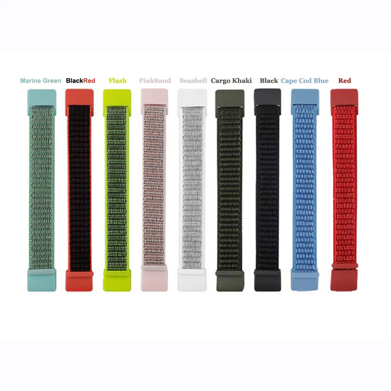 Strap for Fitbit Inspire Nylon Loop Wrist Band Soft Replacement Bracelet For fitbit inspire HR Smart Bracelet Nylon Sport Strap