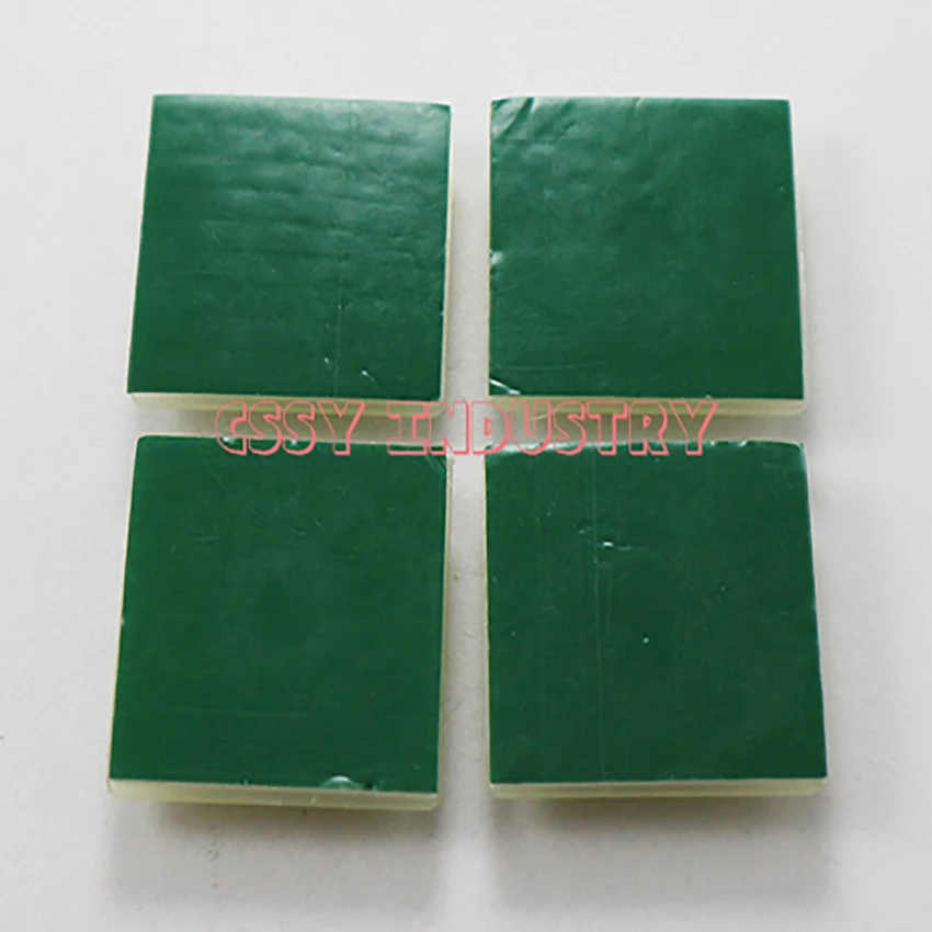 Alicates de montaje autoadhesivos, Base de color verde, 12,5x12,5, 20x20, 22,5x22,5, 25x25, 28x28, 30x30, 40x40mm