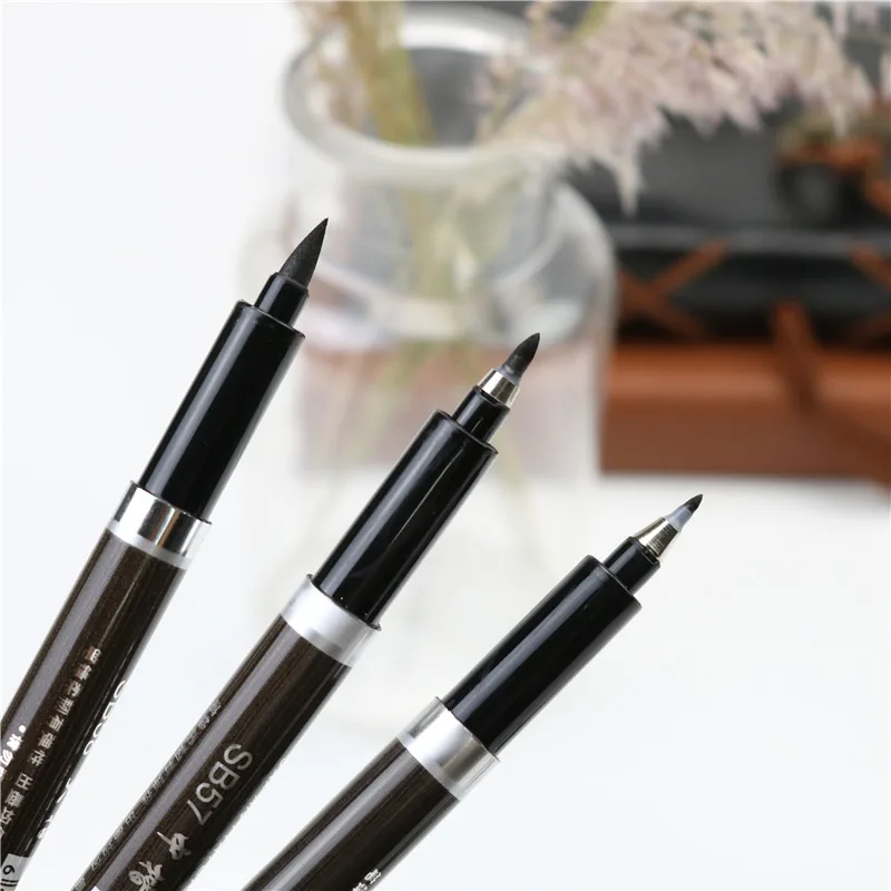 Multifunction brush pen drawing traces brush marker student practicing calligraphy pen 3PCS/LOT OR 1PCS can choose