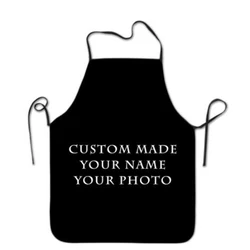 Customize Your Apron Grill Kitchen Chef Apron Professional for BBQ, Baking, Cooking for Men Women 2 Size 68X95cm and 50X75cm