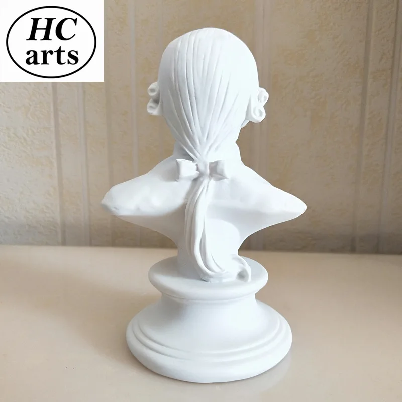 موزارت-رأس جبس من الراتينج المقلد لشخصية أوروبية ، ديكور سطح المكتب ، لوازم رسم فنية ، 7 سنتيمتر #6