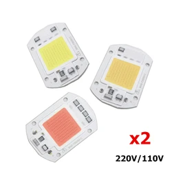 LED Chip di PANNOCCHIA AC 220V 110V 20W 30W 50W Coltiva La Luce Impianto Spettro Completo Bianco bianco caldo di Smart IC Nessun Driver di Bisogno FAI DA TE HA CONDOTTO Perle di Luce Della Lampada