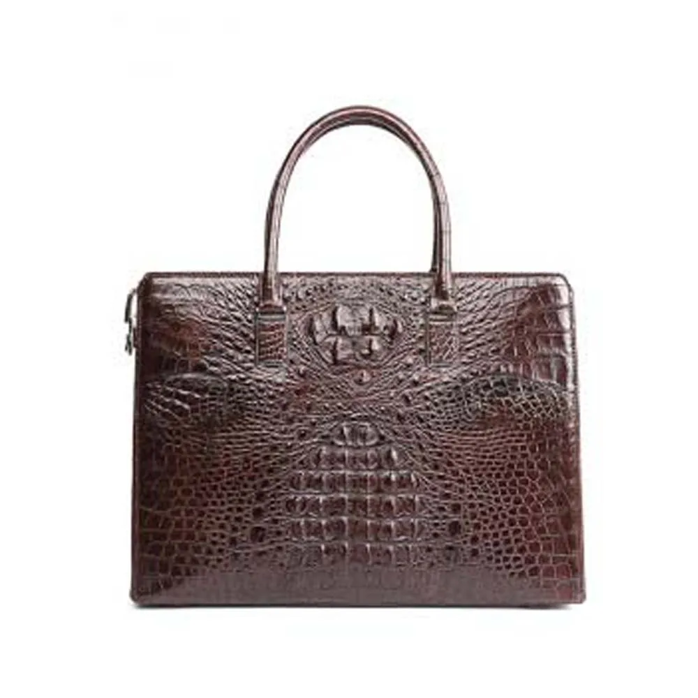 madun Thailand  import  crocodile bag Men bags  business  men briefcase   combination lock  men handbag