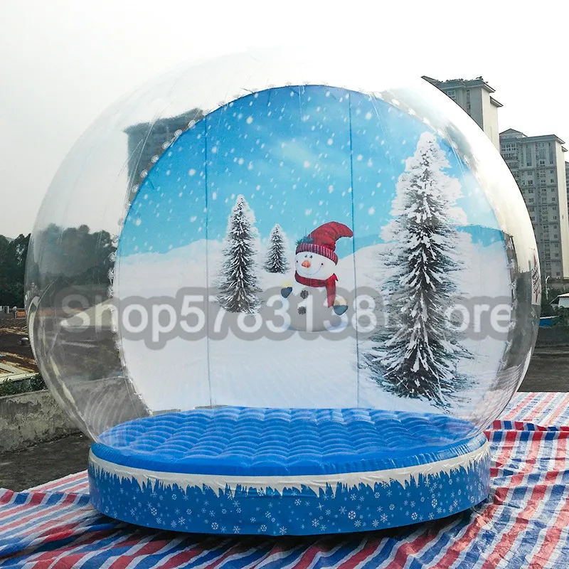 

Christmas Snow Globe On Sale Inflatable Photo Booth 2m/3m/4m Snow Globe For People Go Inside Customized Background