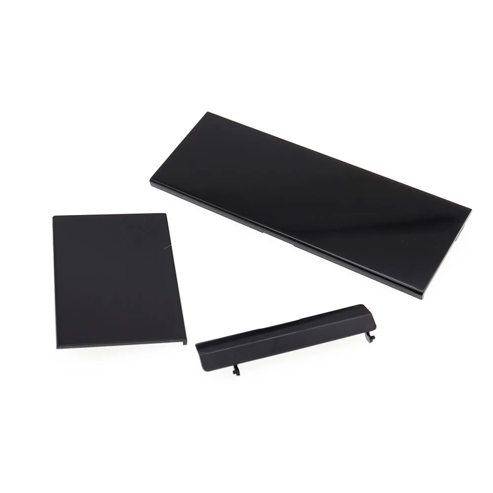 Replacement Memeory Card Door Battery Back Door Cover 3 in 1 Door Covers shell for Wii Console