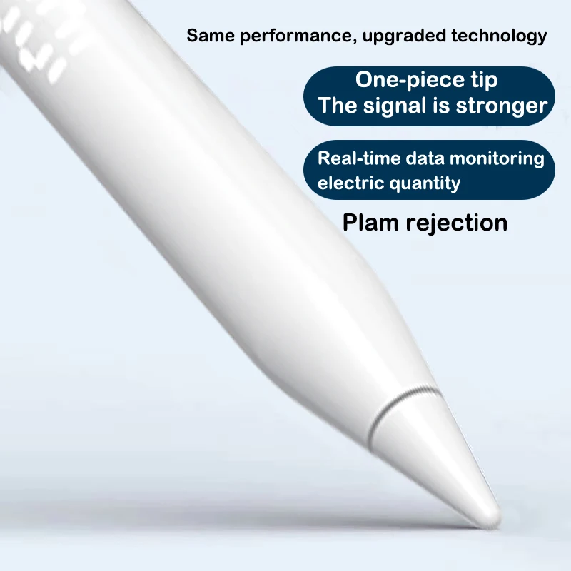 Para ipad lápis com display de bateria digital, adequado para apple pencil 2 1 ipad caneta 2021 2020 2018 2019 adequado para apple caneta