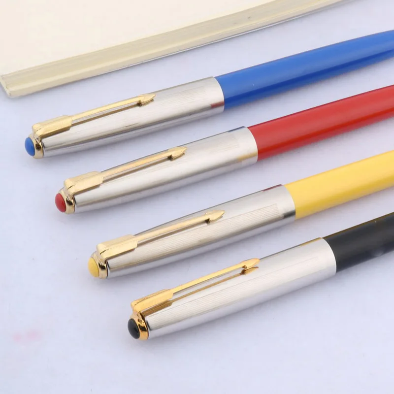 luxury High quality brand HERO 616 Fountain Pen color gift plastic Extra fine 0.38mm Finance pen Stationery Office Supplies