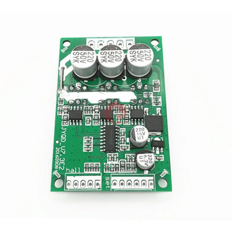 JYQD_V7.3E2 DC12V-36V 500W High Power Brushless Motor PWM Controller Driver Board Hall BLDC Driver Board