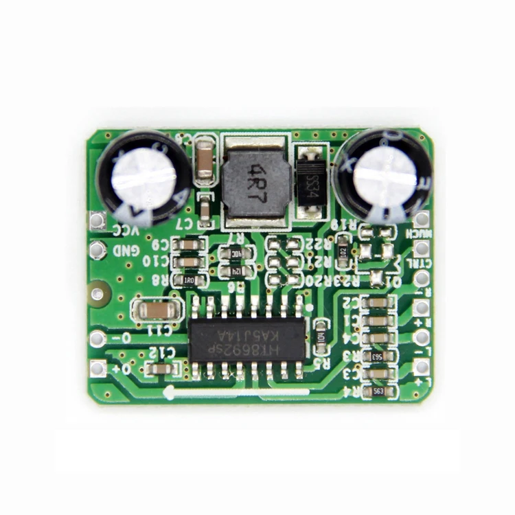 Digital power amplifier board AB/D class 8W mono HT8692 differential input 2.5-5.5V boost adjustable