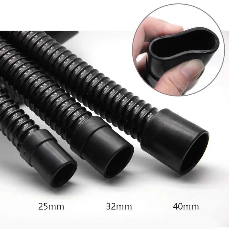 1PC 20/25/32/40mm Plastic Aquarium Durable Corrugated Pipe Fish Tank Inlet Outlet Joint Hose Water Pump Supplies Hose Pipe